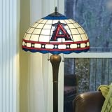 MLB Los Angeles Angels Baseball Logo Tiffany Style Floor Lamp