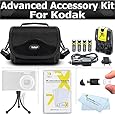 Essential Accessories Bundle Kit For Kodak EasyShare Max Z990 Z5010 Z5120 Digital Camera Includes USB Card Reader + 4 AA High Capacity Rechargeable NIMH Batteries And AC/DC Rapid Charger + Case + More
