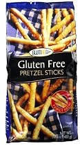 Glutino Gluten-Free Pretzel Sticks, 14.1-Ounce Bags (Pack of 12)