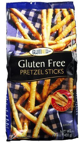 Glutino Pretzel Sticks, 14.1-Ounce Bags (Pack of 12)