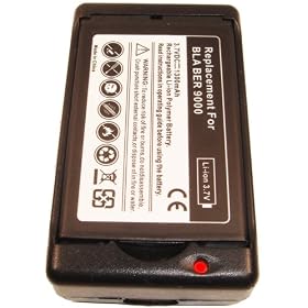 Battery Lithium-ion and External Battery Desktop Home Wall Travel Charger for Blackberry Bold 9000 At&t T-mobile Locked or Unlocked Cell Phone Smartphone