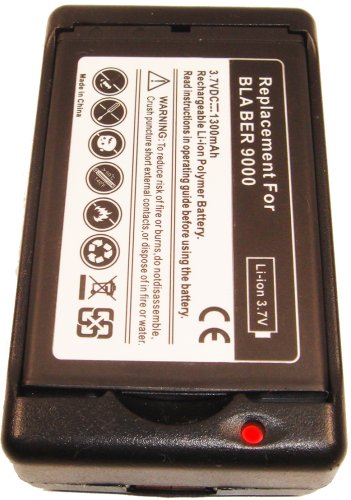 Battery Lithium-ion and External Battery Desktop Home Wall Travel Charger for Blackberry Bold 9000 At&t T-mobile Locked or Unlocked Cell Phone Smartphone