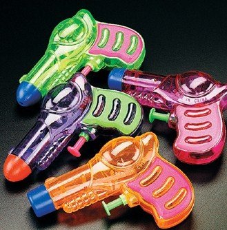 neon grip water squirt guns 12 pieces cheap price