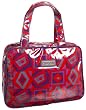 Hadaki Makeup Case Pod Toiletry Bag,Tic Tac Toe Berry,one size