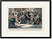 Black Framed/Matted Print 17x23, Take Away That Bauble: Cromwell Dissolving the Long Parliament