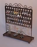 Angelynn's Vintage Styled Table Top Earring Angel ~ Pierced Earring Holder & Jewelry Organizer, Storage Rack, Metal Jewelry Display Stand (EATS-Tuscan Bronze)