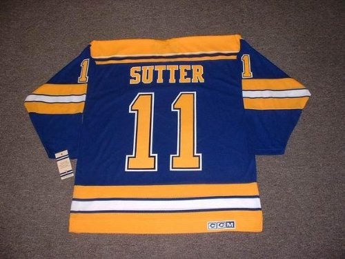 Buy BRIAN SUTTER St. Louis Blues 1980 CCM Vintage Throwback Away NHL Hockey Jersey
