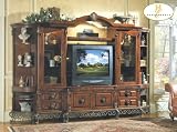 Home Elegance 8290-42 Barcelona Entertainment Center Wall Unit