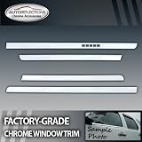 2003-2012 Ford Expedition 4pc Chrome Window Sill Trim W  Key Pad 