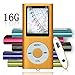 Tomameri Orange Color Portable MP4 Player MP3 Player Video Player with Photo Viewer , E-Book Reader , Voice Recorder + 16 GB Micro SD Card