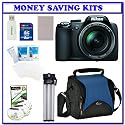 Nikon Coolpix P90 12.1MP Digital Camera with 24x Wide Angle Optical Vibration Reduction (VR) Zoom + Transcend 8GB Secure Digital Memory Card w/ Reader + EN-EL5 Battery +Lowepro Apex 110 AW (Arctic Blue) + Willoughby's Bonus Accessory Kit