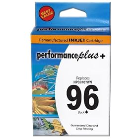 IJR Performance Plus Remanufactured HP96 Large Black Inkjet Cartridge (C8767WN #96)