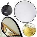 NEEWER® 43" (110cm) Collapsible / Portable Photographic Lighting Disc Reflector for Studio or On-Site Use - Translucent, Gold, Silver, White & Black w/ BAG!