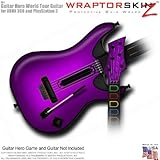 Colorburst Purple Skin fits Band Hero, Guitar Hero 5 & World Tour Guitars for XBOX 360 & PS3 (GUITAR