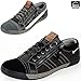 Alpine Swiss Mens Valon Suede Trim Low Top Fashion Sneakers