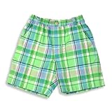 E-Land - Toddler Boys Plaid Shorts, Green