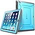 Supcase Unicorn Beetle PRO Full-Body Rugged Hybrid Protective Case with Built-in Screen Protector for iPad 4 & 3 (3rd and 4th Generation with Retina Display) / iPad 2 - Blue/Black