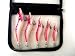 Kamikaze -5 x PINK CLOTH SQUID JIGS MIXED SIZE with Bag