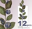 12 pieces of 15" Hand Wrapped Artificial Berry Pick