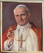 Pope John Paul II Framed Art, 8" x 10" - MADE IN ITALY