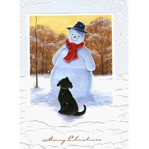 10 pack Labrador Retriever Christmas Cards