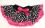 Polka Dots Ballet Tutu In Hot Pink Size L (For Age 4-8 Years Old)