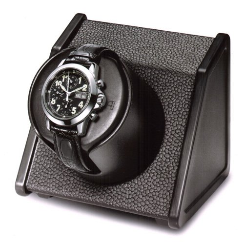 Orbita Sparta Open Lithium 1-Watch Winder - Black Leatherette W05520