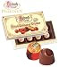 Asbach Uralt Brandy Filled Chocolate Cordial Cherries in Small Gift Box - 100g/3.5oz