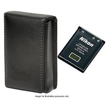 Nikon Coolpix S210 Accessory Kit CK-04 (Nikon Leatherette Case + EN-EL10 Battery)