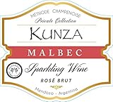 Kunza Sparkling Wine Malbec Argentina 750 mL Wine