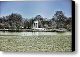 The Gazebo at Franklin Delano Roosevelt Park Canvas Print / Canvas Art - Artist Bill Cannon