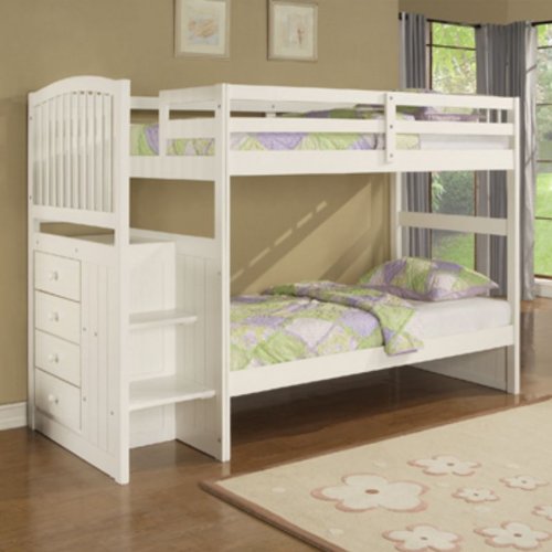 Powell Angelica White Arch Bunk Bed