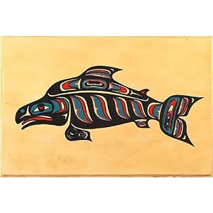 Alaska Smokehouse Smoked Sockeye Salmon Fillet In Wood, 4 Ounce Gift Box by Alaska Smokehouse