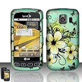 Blue Hawaiian White Flower Butterfly Vine Rubberized Snap on Hard Shell Cov ....