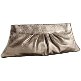 Lauren Merkin Louise Metallic Lambskin Hinged 