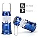 WOBAOS Camping Lanterns-Solar Flashlights -LED Camp lantern-Portable Outdoor Water Resistant Ultra Bright Rechargeable Lanterns（Golden,Black,Blue)