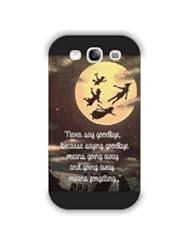 Wireless: Samsung S3 Case,Peter Pan Quotes Never grow up Black Frosted Samsung Galaxy S3 Scratch-Resistant Protective Case - Canethy