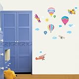 Children's Nursery Room Wall Decal - Air Balloons