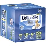 Kleenex Cottonelle Fresh Flushable Moist Wipes - Total: 224 ct.