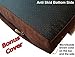 Dogbed4less Orthopedic Small Medium Memory Foam Pet Bed, Waterproof Liner with Brown Suede Cover and Extra Pet Bed Case 35X20X4 Inch