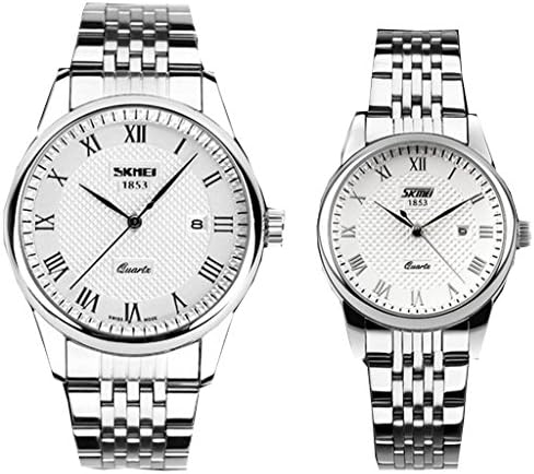 Couple Wrsit wAtches with Steel Band Nice for Lovers