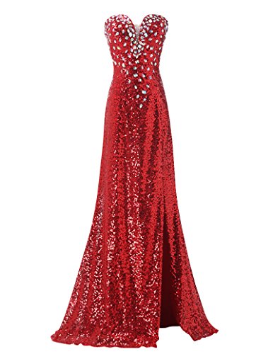 GRACE KARIN® Women's Sequined Prom Dresses Long