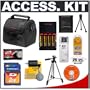 Deluxe Accessory Kit with Deluxe Padded Carrying Case + 2GB SD Card + Charger with 4 AA Rechargeable Batteries + Tripod + Precision Design Accessory Kit for Fuji Finepix S1000fd, S1500, S2000HD, S5700, S5800, S6500fd, S800fd, S8100fd & S9600 Digital Cameras