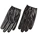 WARMEN Classic Men's Leather Driving Police Tactical Short Wrist Length Gloves Simple Style