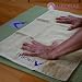 Aurorae Yoga 100% Terry Cloth Cotton Sport Sweat Hand Towel. 16" X 24" Absorbs perspiration.