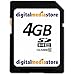 digitalmediastore 4Gb SDHC Class 10 with Lifetime Warranty for Canon XA10, XF300, XF305, XH A1, XH A1s, XH G1, XH G1s, XL H1a