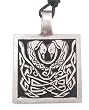 Celtic Swan Pewter Pendant Necklace