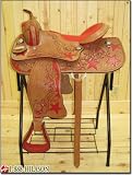 Hilason Flex Tree Orthopedic Western Show Trail Pleasure Saddle.