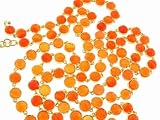 5mm Rose Cut Carnelian Chain - 34 by Irene Neuwirth
