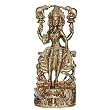 Goddess Laxmi Statue Brass Figurines 8 x 3.5 x 2.5 inches